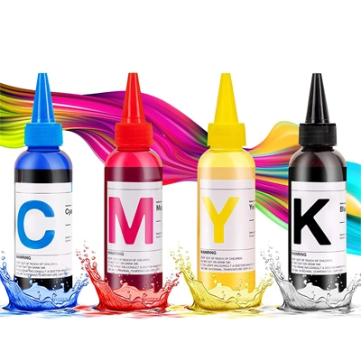 インクジェットプリンター用CMYK昇華インクマグカップ、枕、プレート、Tシャツのプレス転送
