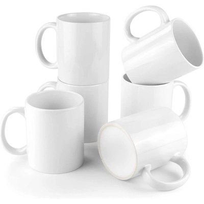 12 OZ昇華マグカップブランク磁器マグカップクラシックドリンクカップ